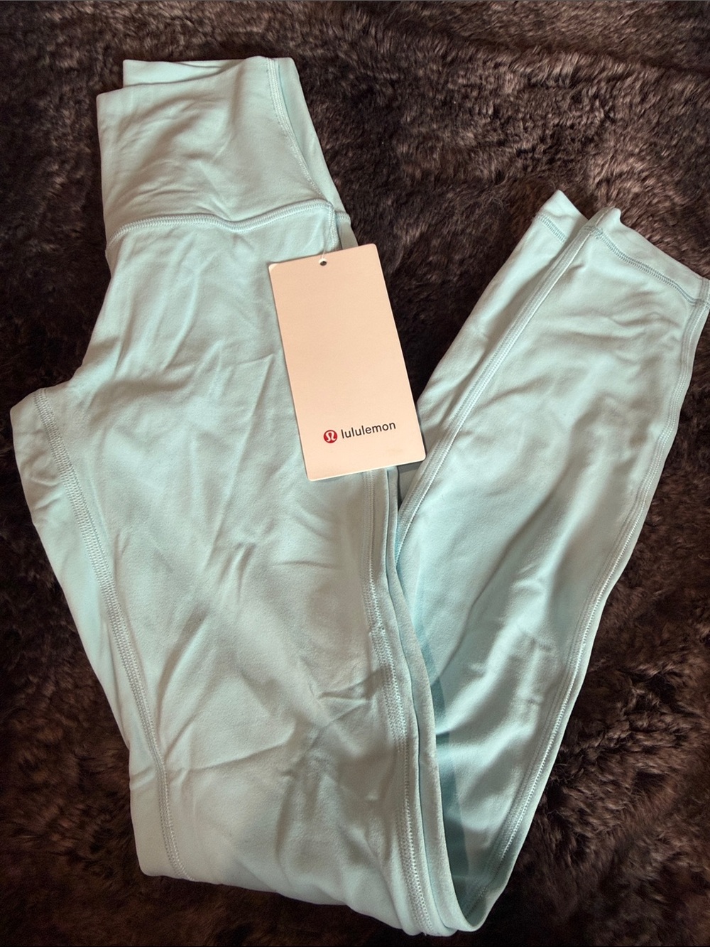 lululemon athletica Light Aqua High-Rise Leggings